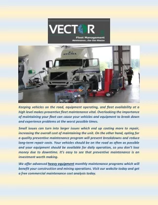 Vector Fleet Management_fleet management
