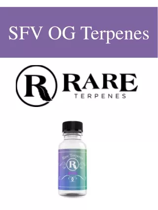 sfv og terpenes