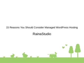 15 reasons you should consider managed wordpress