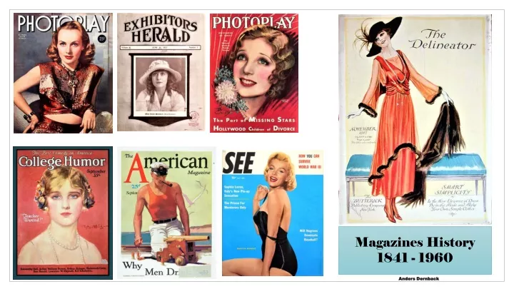 magazines history 1841 1960