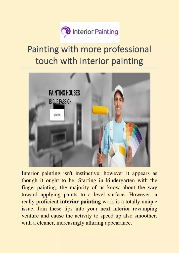 painting with more professional painting with
