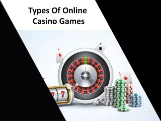 Types Of Online Casino Games PDF