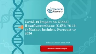 Covid 19 Impact on Global Hexafluoroethane C2F6 76 16 4 Market Insights, Forecast to 2026