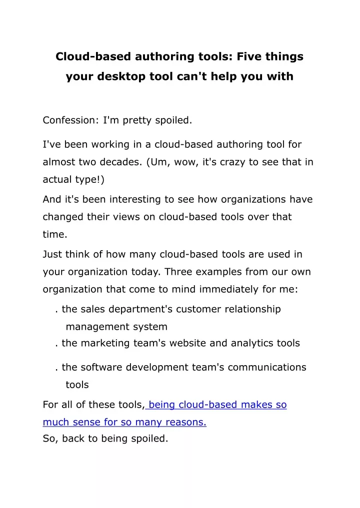 cloud based authoring tools five things your