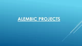 Alembic real estate- Projects