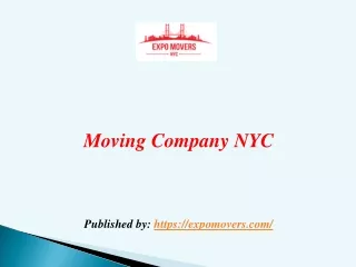 Moving Company NYC