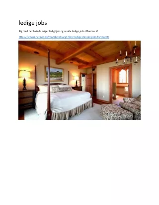 ledige jobs