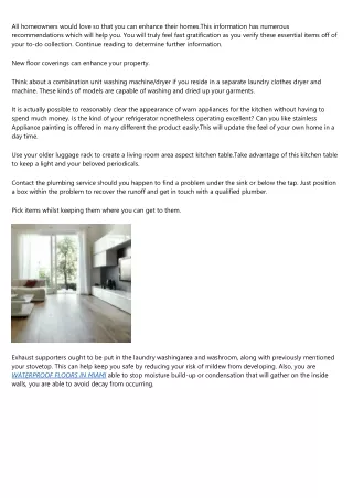 all homeowners would love so that you can enhance