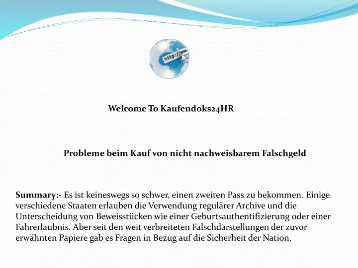 welcome to kaufendoks24hr