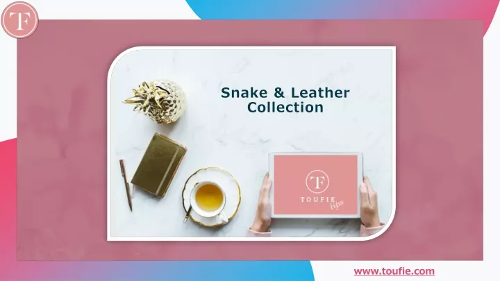 snake leather collection