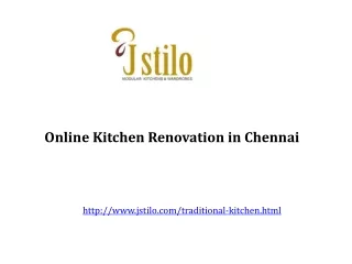 Best Online Kitchen Renovation in Chennai