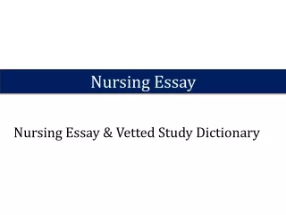 essay title about nursing