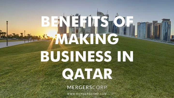 benefits of making business in qatar