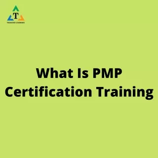 What Is PMP Certification Training
