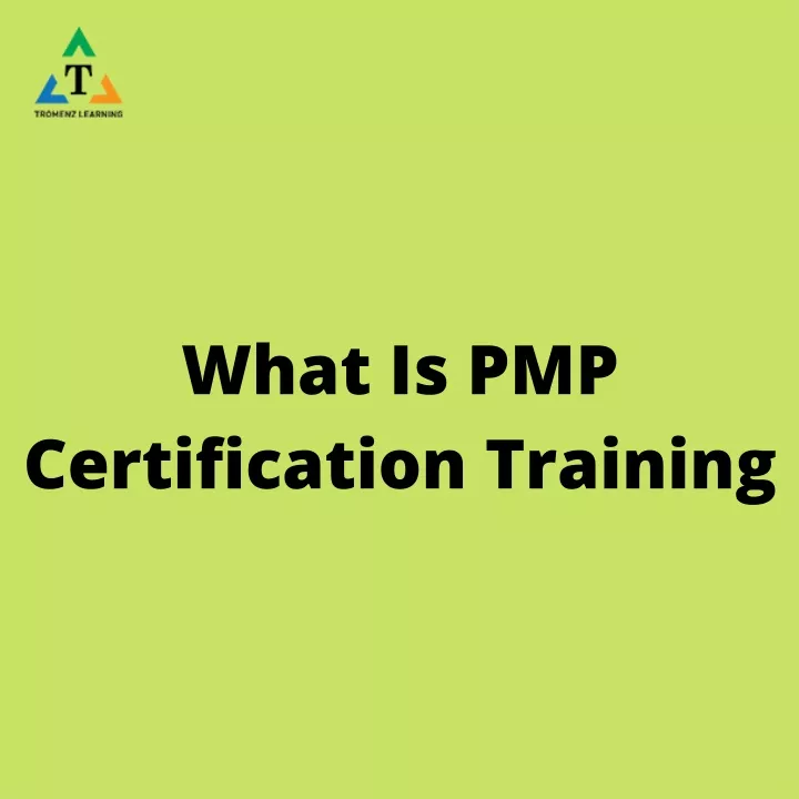 what is pmp certification training