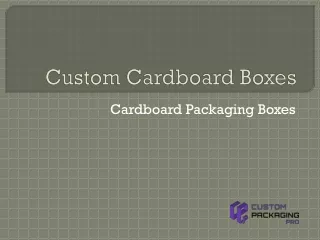 custom cardboard boxes