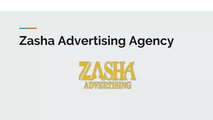 zasha advertising agency