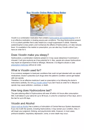 buy vicodin online make sleep better