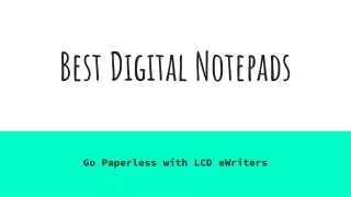 Best Digital Notepads for Work