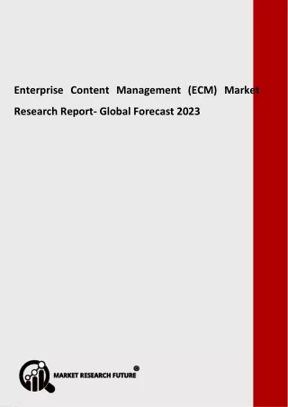 enterprise content management ecm market research