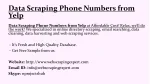 Data Scraping Phone Numbers from Yelp - slide 1