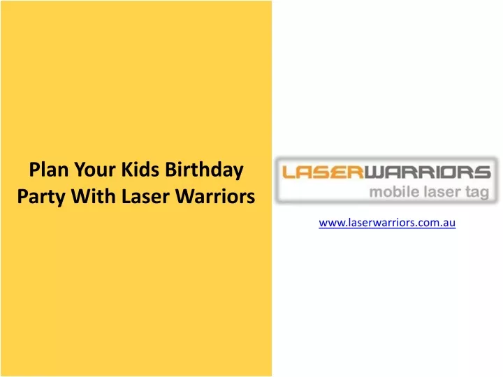 plan your kids birthday party with laser warriors