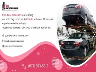 Puerto Rico Car Transport Company - RCC Auto Transport