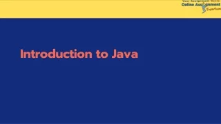 in troduction to java