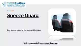 Sneeze Guard