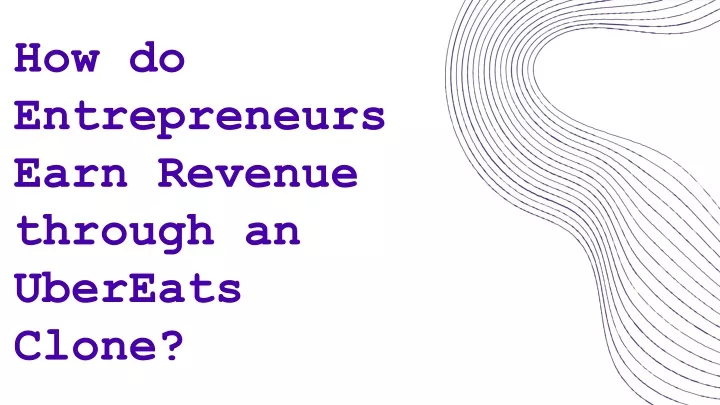 how do entrepreneur s earn revenue through
