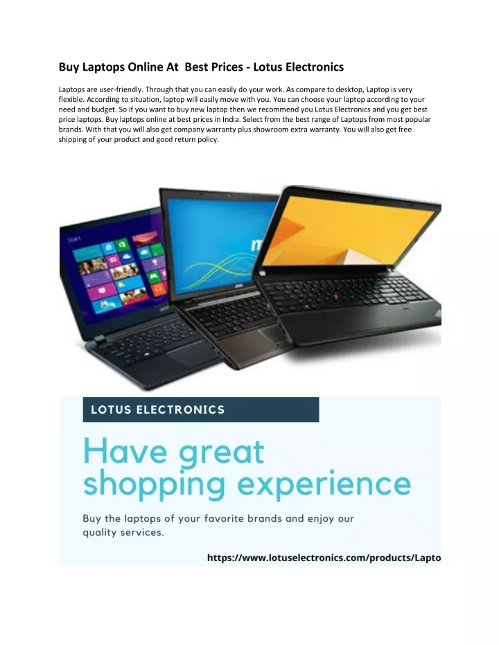 buy laptops online at best prices lotus