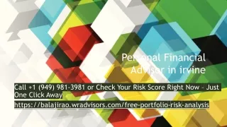 personal financial advisor in irvine