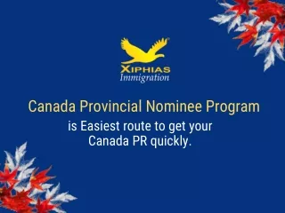canada provincial nominee program is easiest