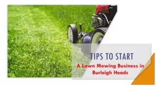 tips to start