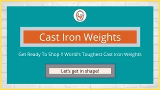 Buy Cast Iron Weights In The USA