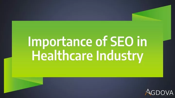importance of seo in healthcare industry