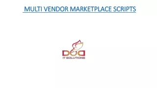 multi vendor marketplace scripts