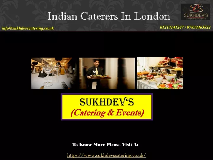 indian caterers in london