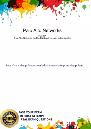 2020 Actual Palo Alto Networks PCNSA Exam Questions Answers - PCNSA Exam Dumps