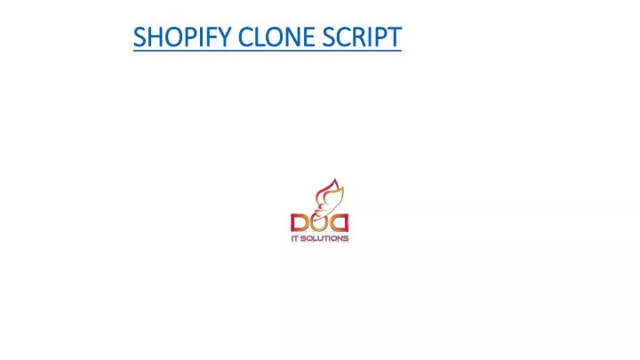 shopify clone script