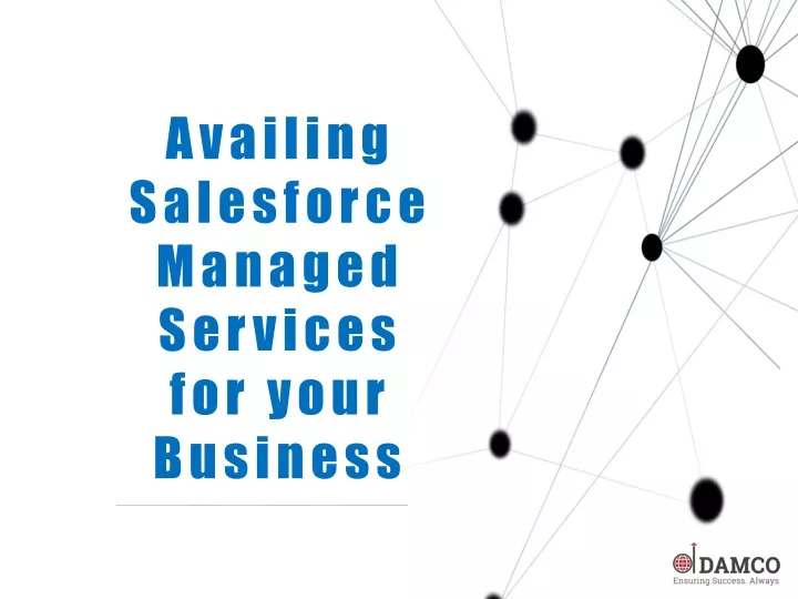 availing salesforce managed services for your