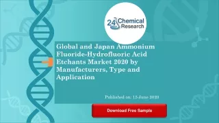 Global and Japan Ammonium Fluoride Hydrofluoric Acid Etchants Market 2020 by Manufacturers, Type and
