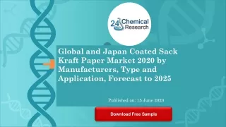 Global and Japan Coated Sack Kraft Paper Market 2020 by Manufacturers, Type and Application, Forecas