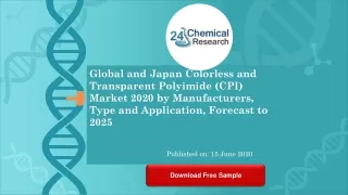 Global and Japan Colorless and Transparent Polyimide CPI Market 2020 by Manufacturers, Type and Appl
