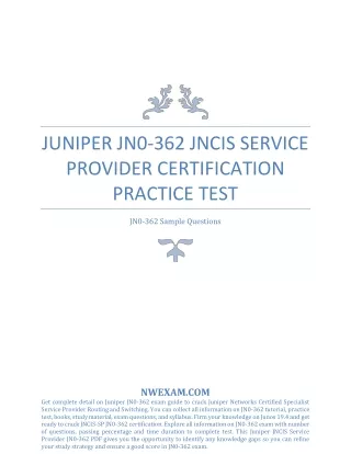 juniper jn0 362 jncis service provider