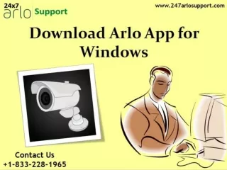 A Best Way to Download Arlo App for Windows 10 @  18332281965
