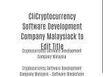 Cryptocurrency Software Development Company Malaysia