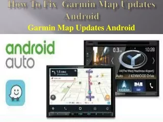how to fix garmin map updates android
