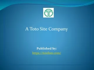A Toto Site Company