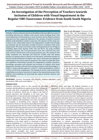 international journal of trend in scientific